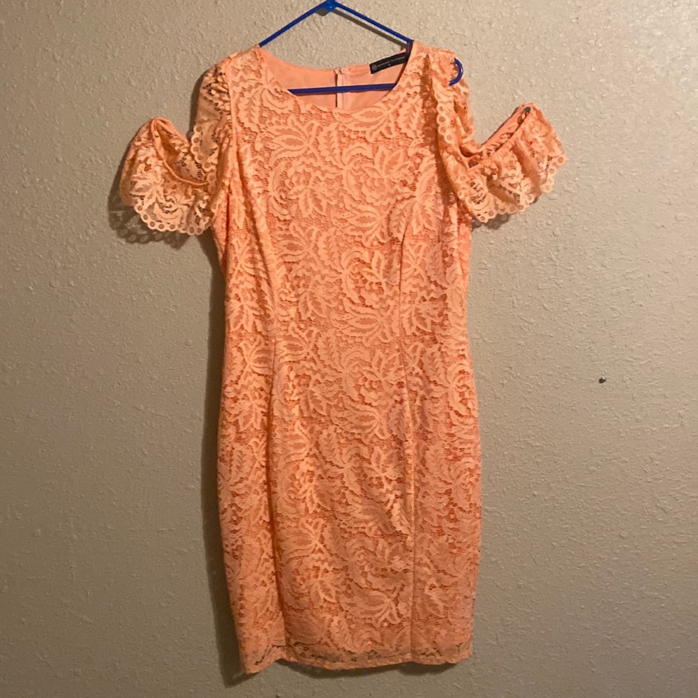 Peach dress